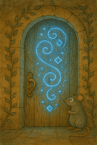 “The symbol shimmered like moonlight on water.”