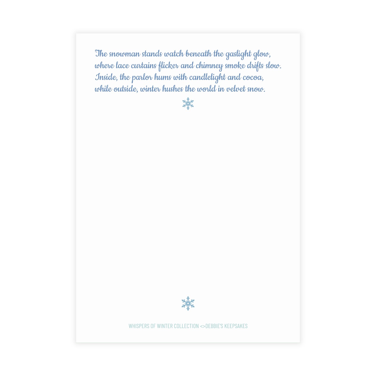 ☃️Whispers of Winter - Snowman at the Gate - Image 3