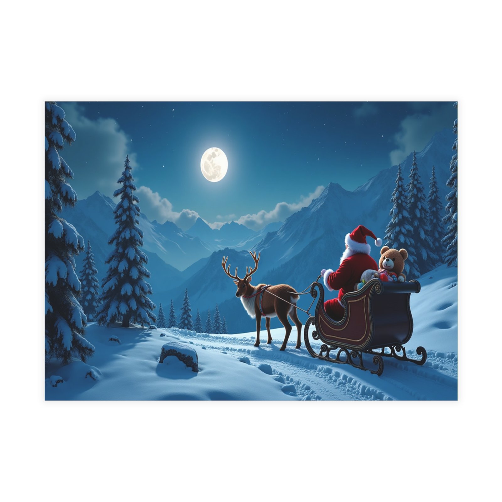 🦌Whispers of Winter - Santa's Midnight Ride - Image 2
