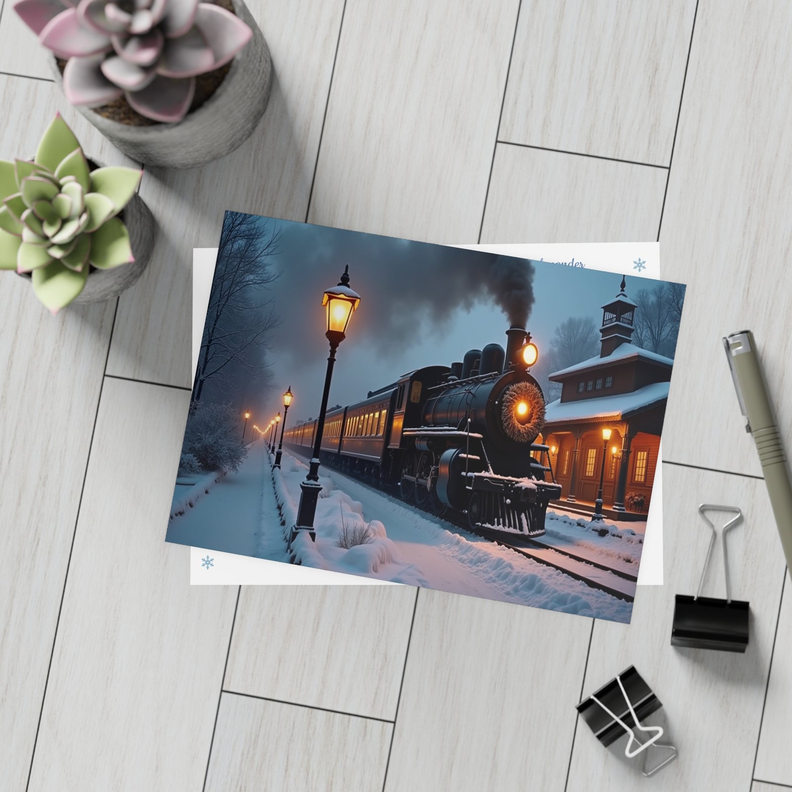 🚂 Whispers of Winter: Train Depot Journey