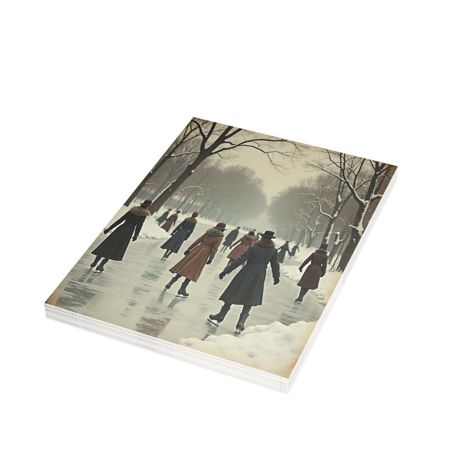 š§¤Whispers of Winter - Skaters of Yesteryear - Image 5