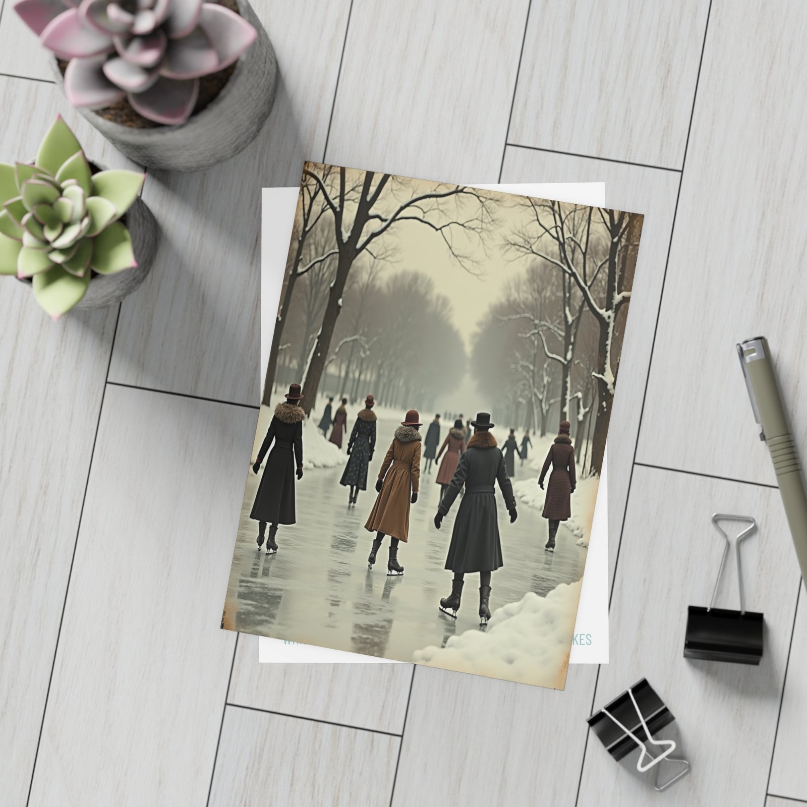 š§¤Whispers of Winter - Skaters of Yesteryear