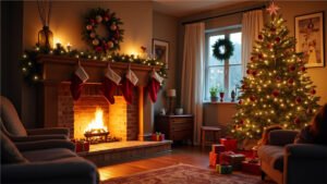 Cozy Christmas Scene