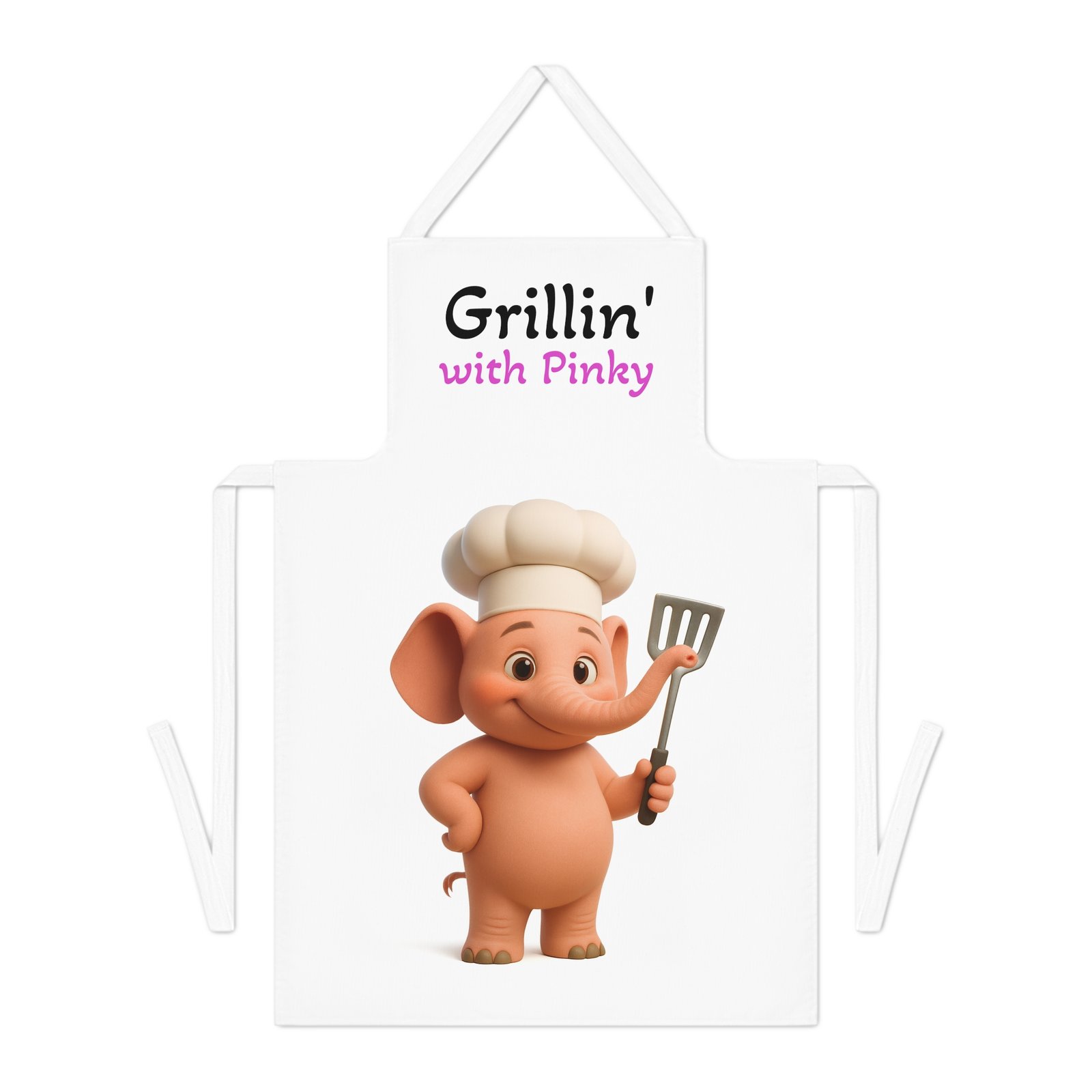 Grillin' with Pinky Apron - Image 4