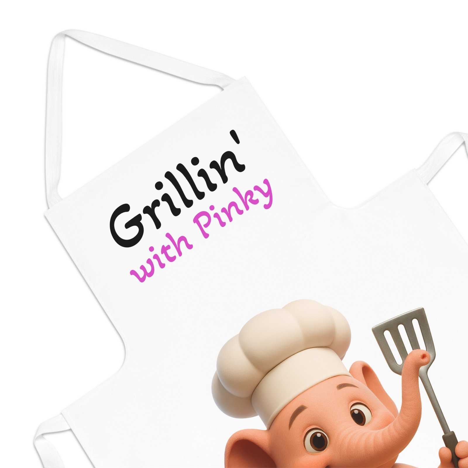 Grillin' with Pinky Apron - Image 3
