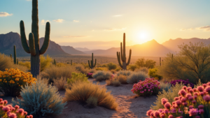 Desert Sunset Wallpaper